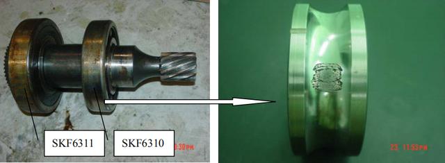 齒輪箱輸入軸軸承照片