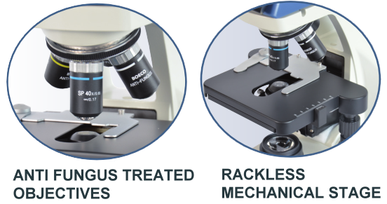 BOECO雙筒顯微鏡-雙筒顯微鏡傾斜30°，可旋轉360°
